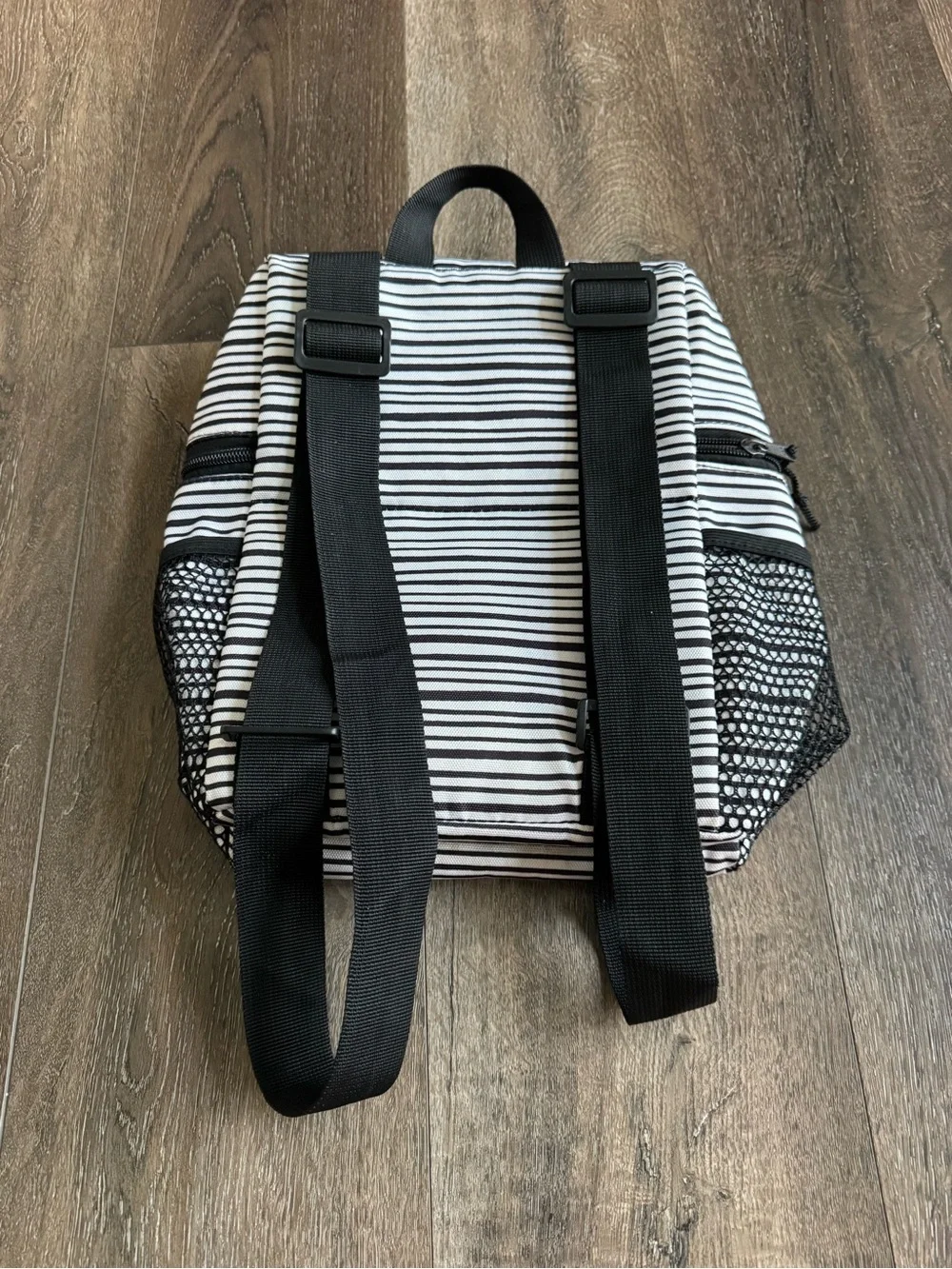 PackIt Black & White Striped Women’s Backpack